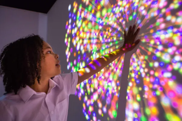future sensory environment using immersive projection technology