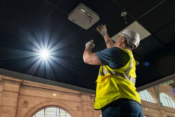 school sensory room supporting inclusive learning environments being installed
